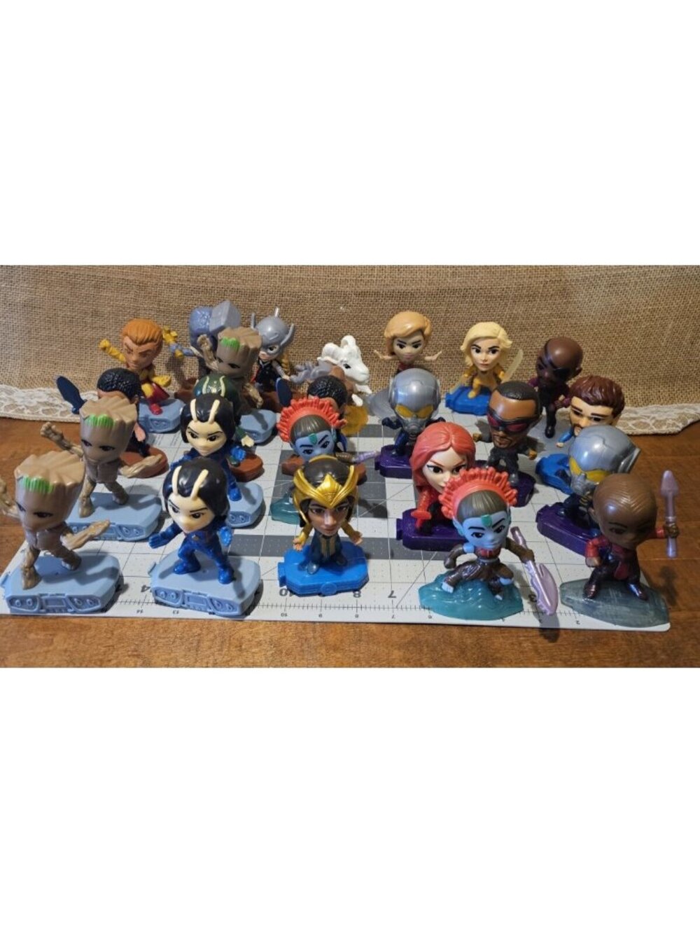 Lot Of 24 Marvel Characters, Assorted Wakanda McDonald's Happy Meal Toys